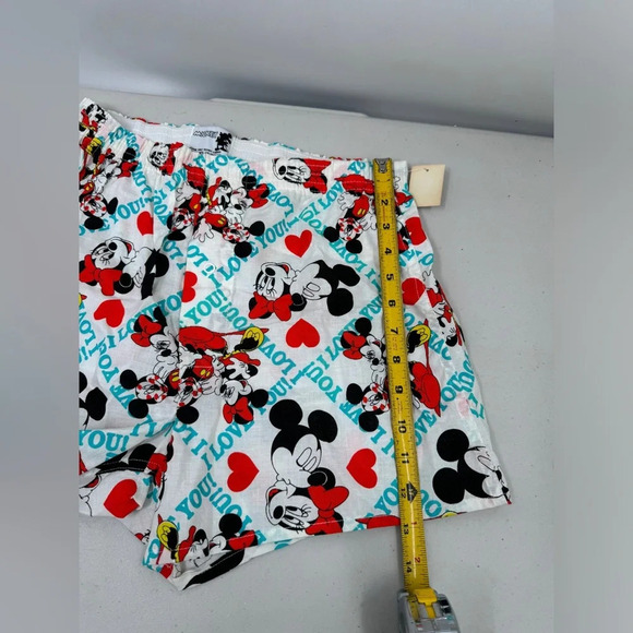 Vintage Disney Mickey Mouse Mickey & Co Boxer Shorts Size M White Hearts NWT - Picture 7 of 7